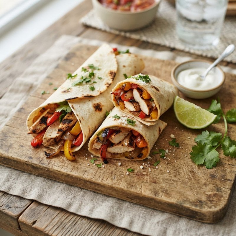 Chicken fajitas