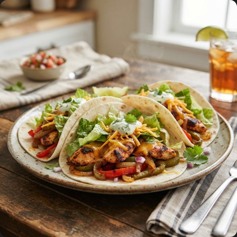Chicken Tacos Verde