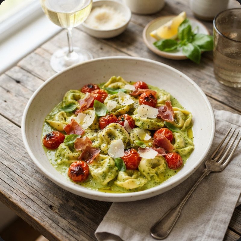Italian-Style Creamy Tortellini