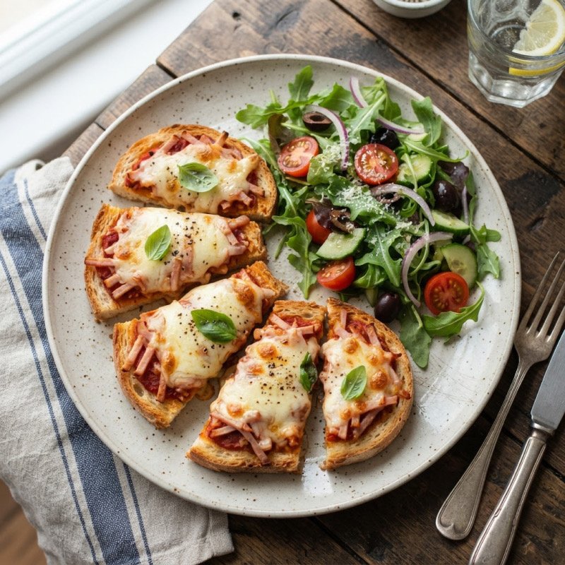 Tomato, Ham & Mozzarella Bruschetta